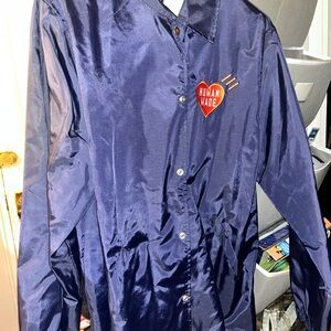 Human Made Blue Button-Up Jacket